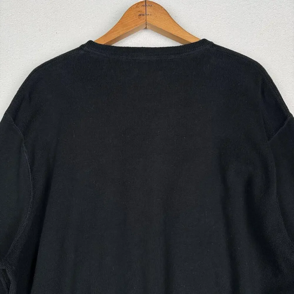 Vintage‎ Polo By Ralph Lauren Men’s Crewneck Sweater Pullover XL XLarge Black
